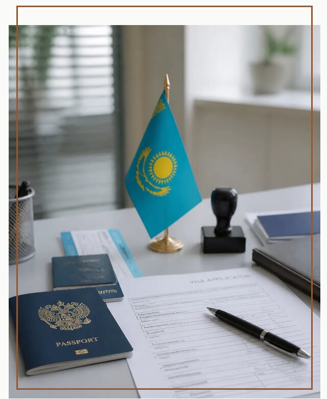 Оформление визы в Казахстан для поездки и работы в Казани